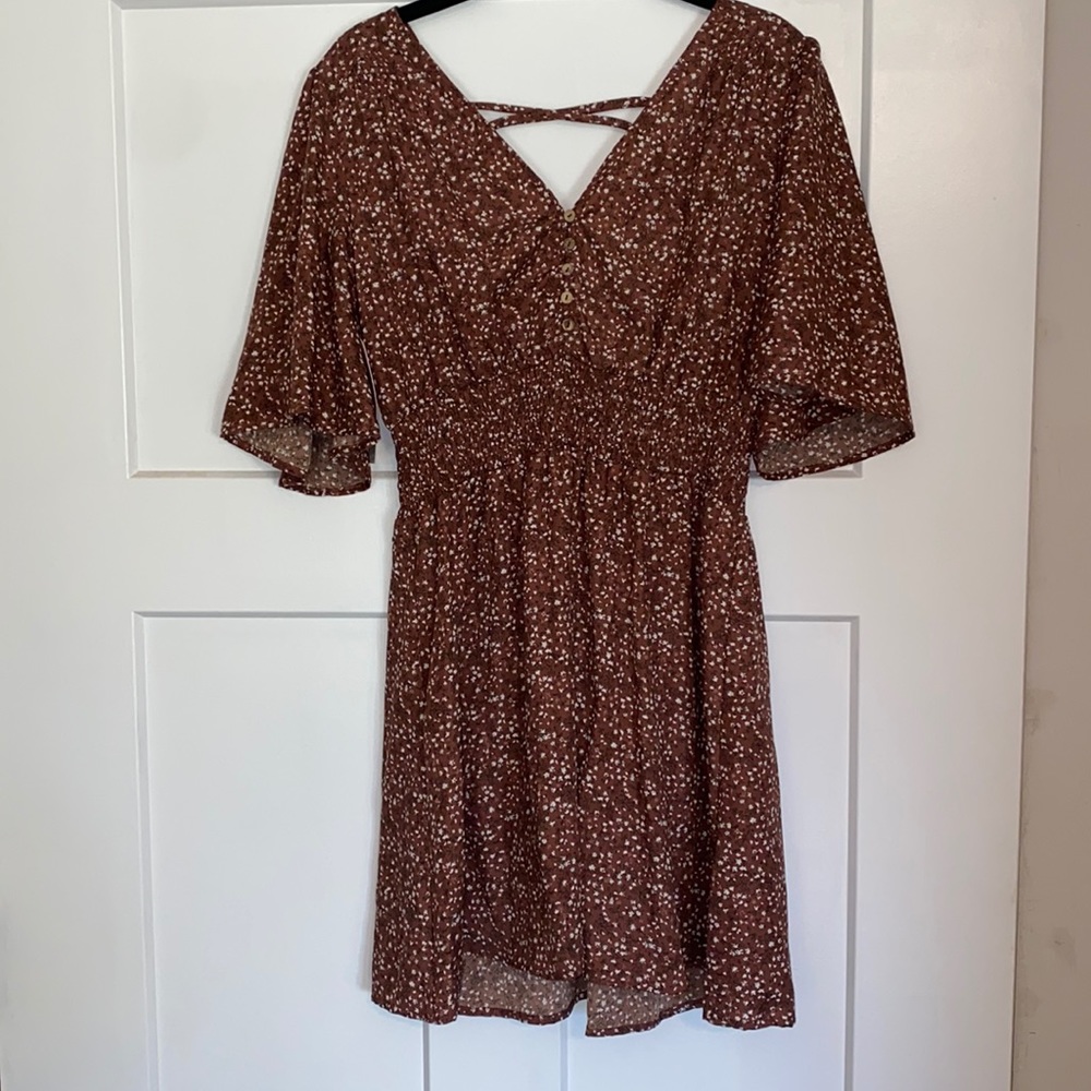 Trendy short sleeve dress never worn